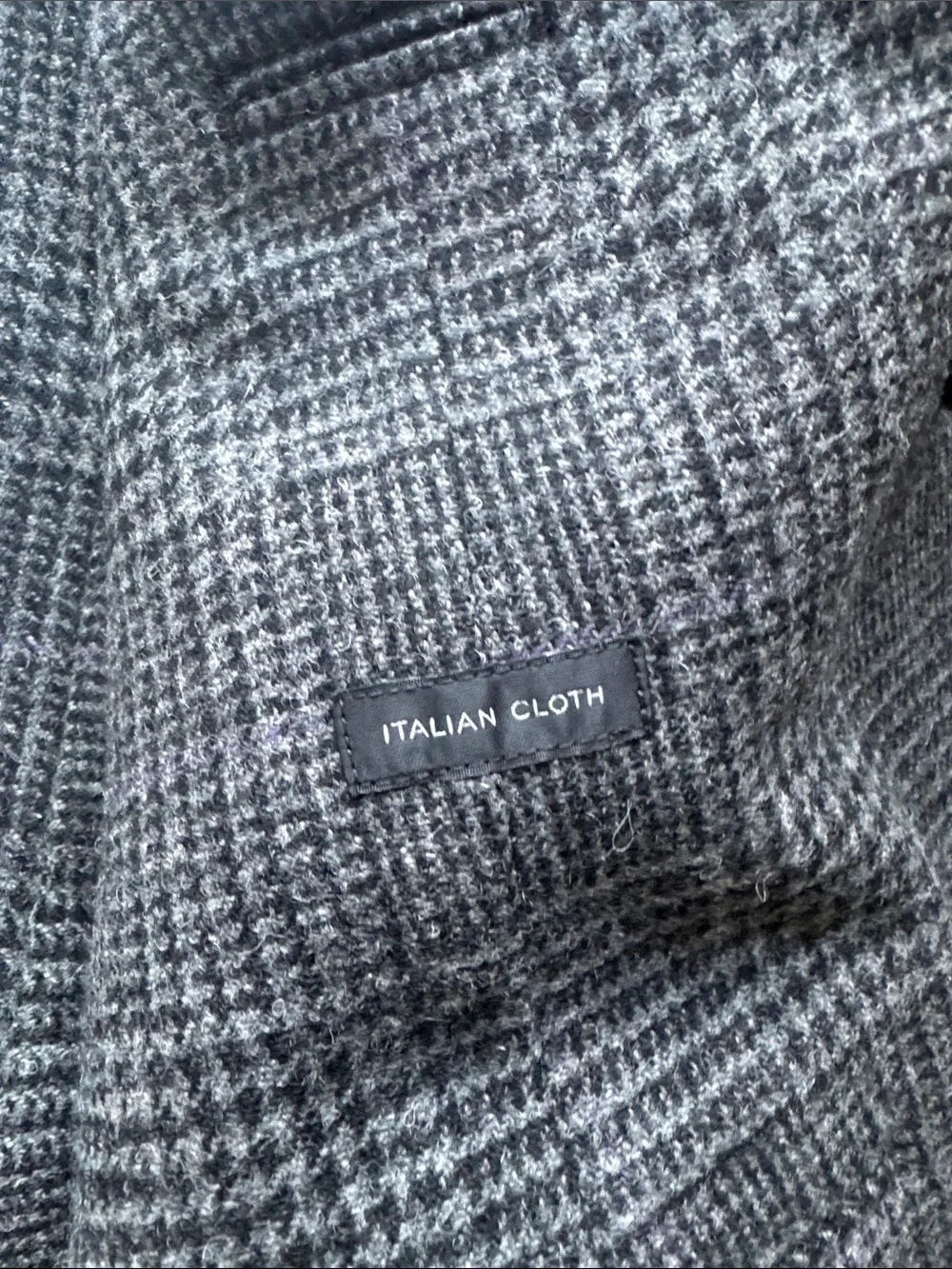 J. Crew Crosby Double Breasted Wool Blazer Gray Italian Cloth Men’s 40R NWT